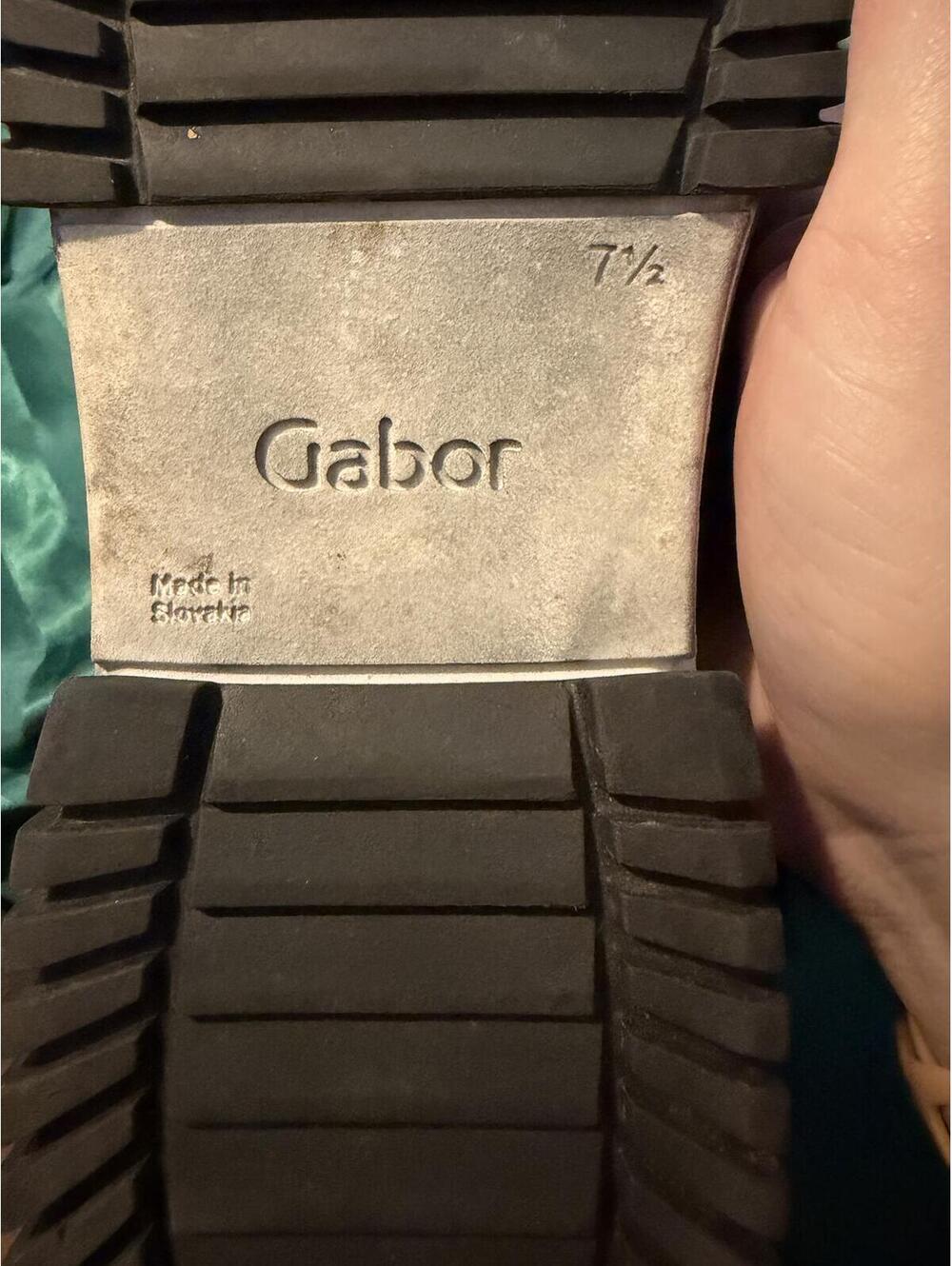 Gabor Patent Leather High‑Top Sneakers (7.5 US / 38 EU)
